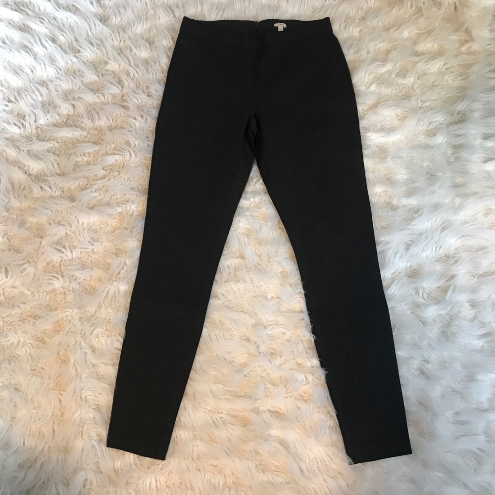 J Crew Charcoal Gray Pixie Pants Stretch Size 6 - image 3